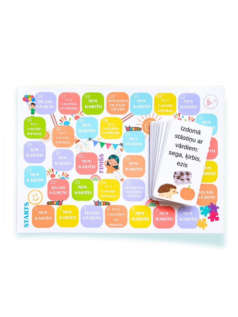 GALDA SPĒLE "VALODAS CEĻOJUMS"