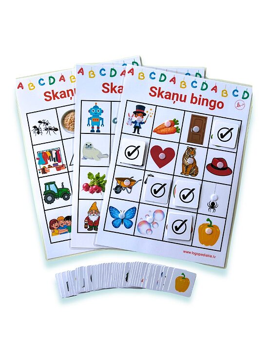 R skaņas bingo