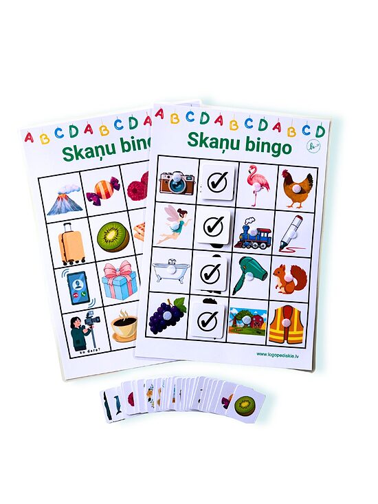 F un V skaņu bingo