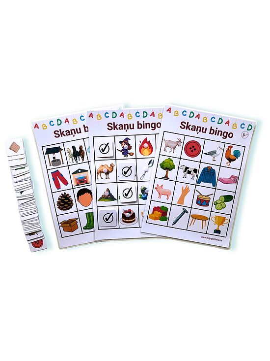 K un G skaņu bingo